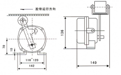 速度開關(guān)，測(cè)速傳感器XSAV11801（低速型）高低速速度開關(guān)